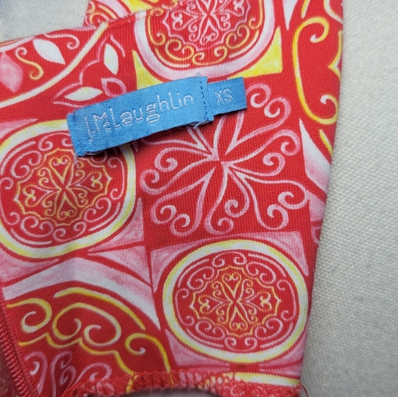 J. McLaughlin Sophia Sleeveless Dress Boho Vjic Print Size XS - Picture 10 of 11